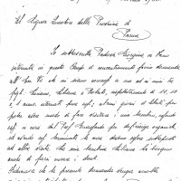 Seconda lettera inviata da Giorgina Padova, dal campo di concentramento di Monticelli Terme, al Questore di Parma. Originali conservati presso l'Archivio di Stato di Parma.